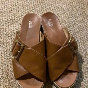 Brown sandles
